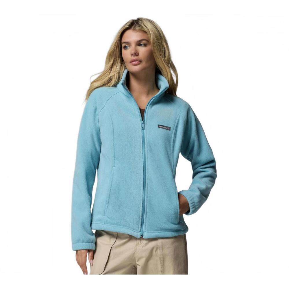 Columbia Women’s Benton‎ Springs Full-Zip Fleece Jacket Warm XS Mint Green